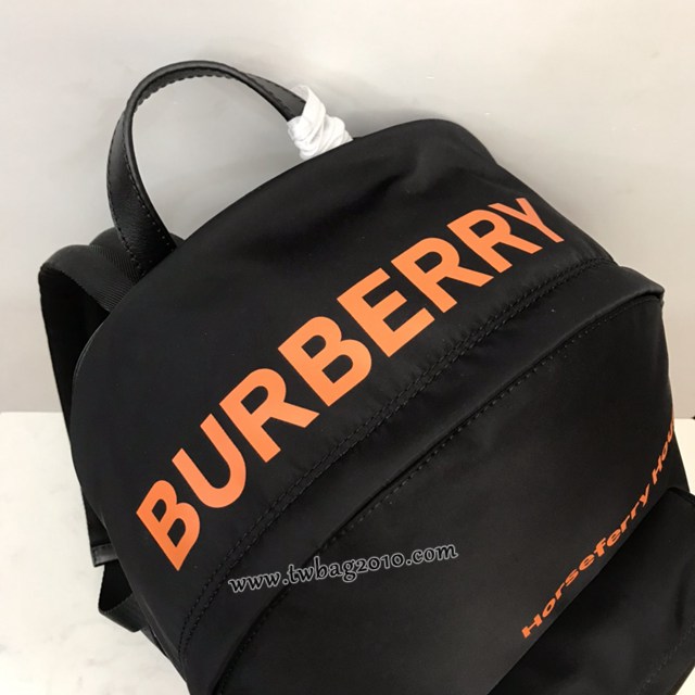 Burberry專門店新款黑色男款雙肩包 巴寶莉尼龍面男士後背包 yxb1483